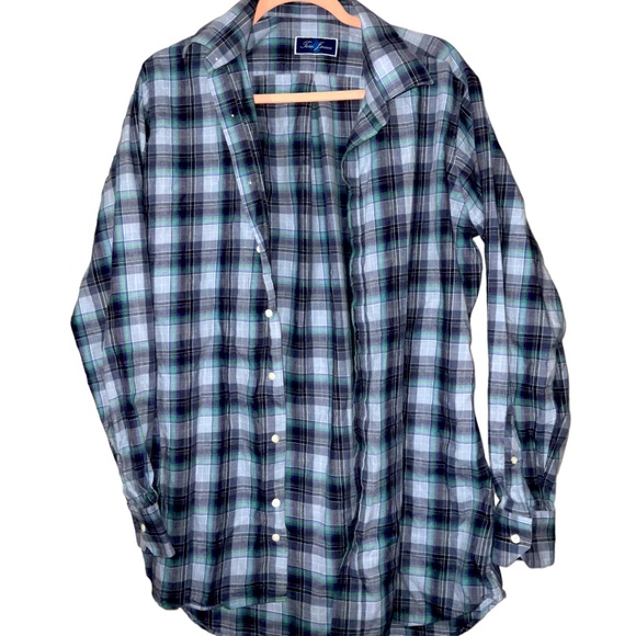 Tom James Long Sleeve Button Down custom made for Mike McGlone RN 85949 - Picture 8 of 10